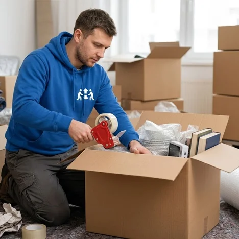 Echipa noastră de hamali vă oferă ambalare completă la fiecare mutare